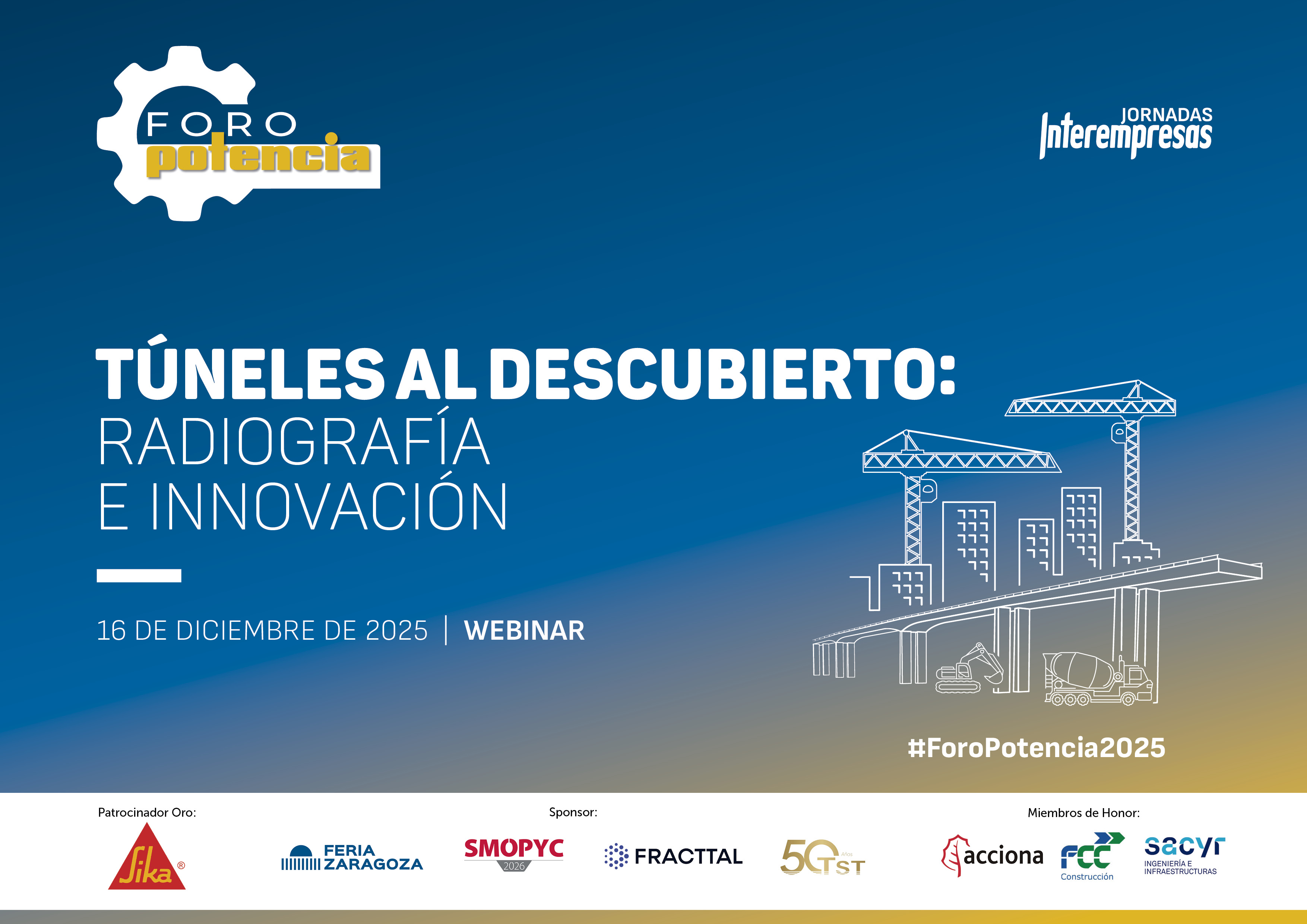 cartel de Foro Potencia Diciembre 2025 Webinar