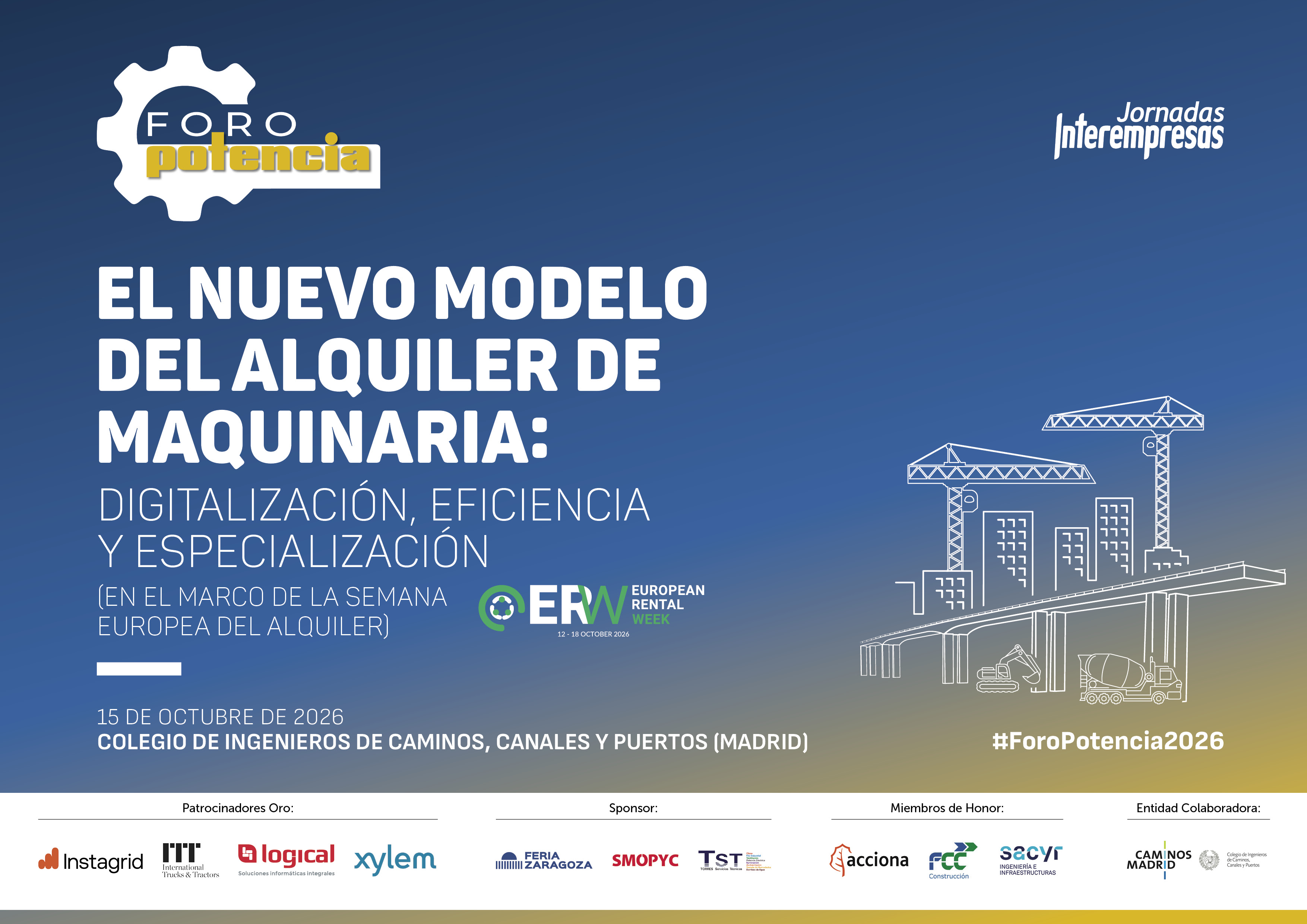 cartel de Foro Potencia Octubre 2026 Presencial